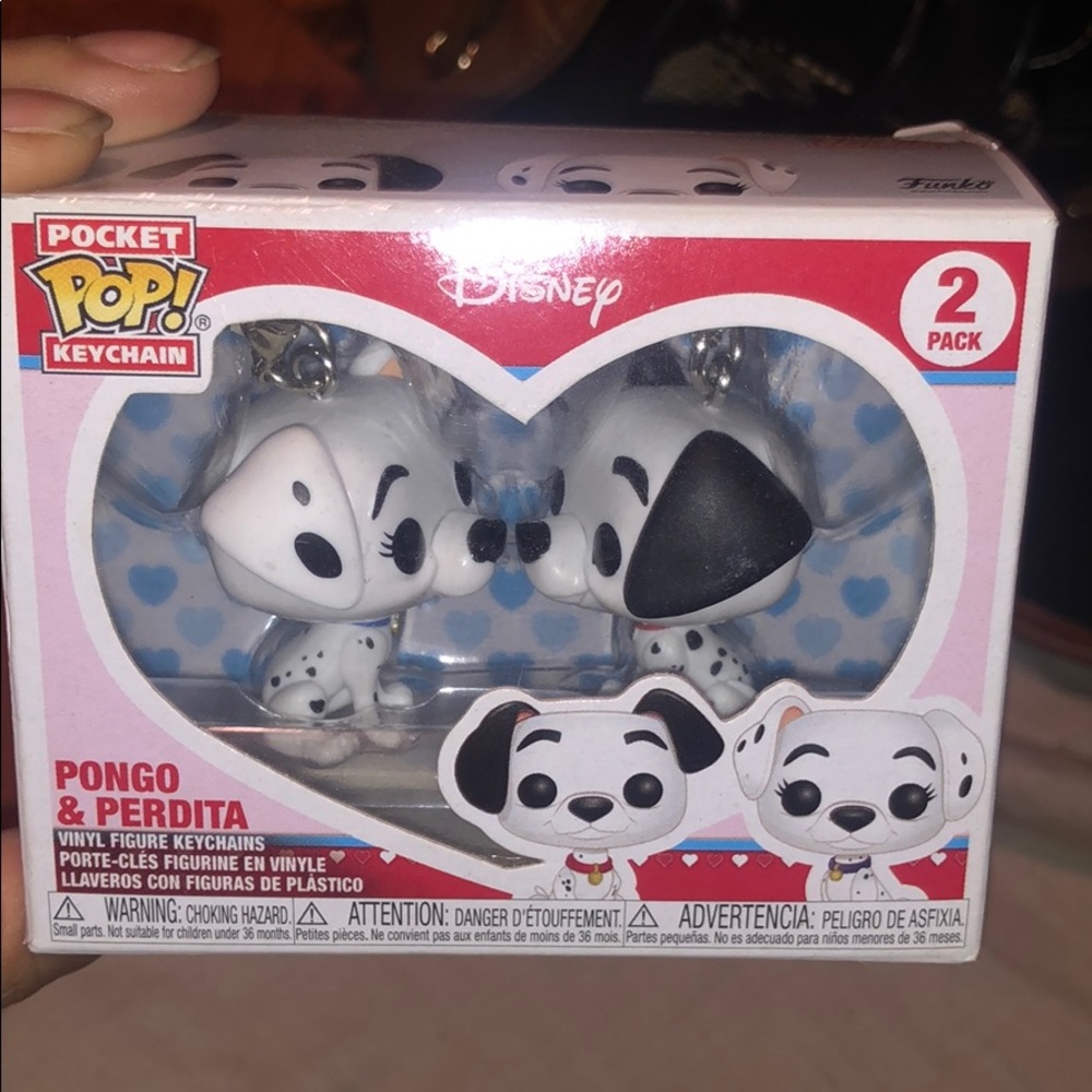 Pongo and Perdita Pocket POP keychains